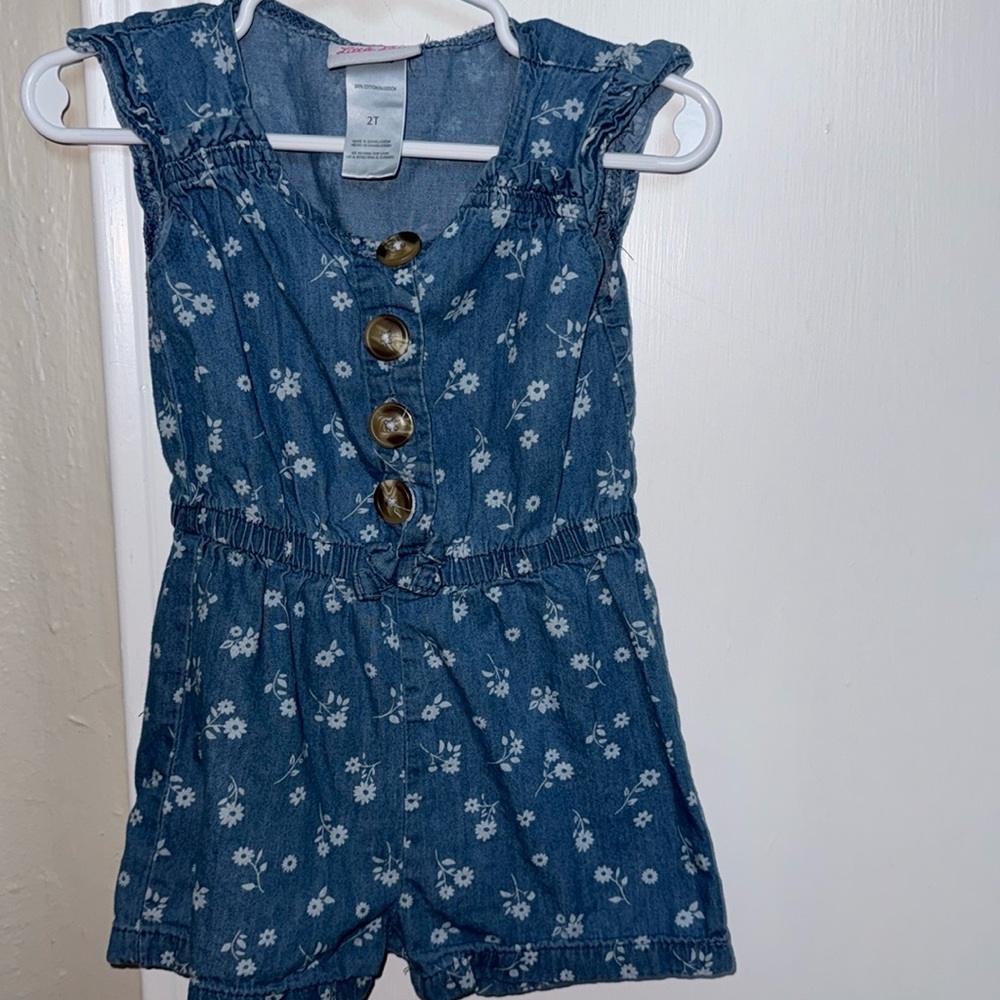 2T Girls Romper